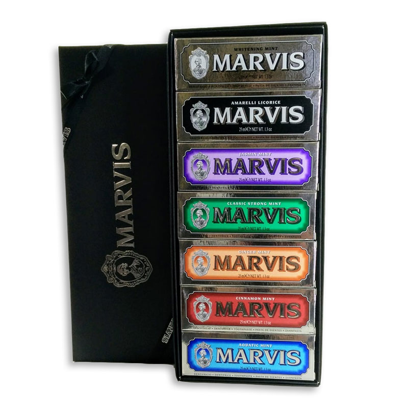 Marvis - Geschenkverpakking van 7 tandpasta's