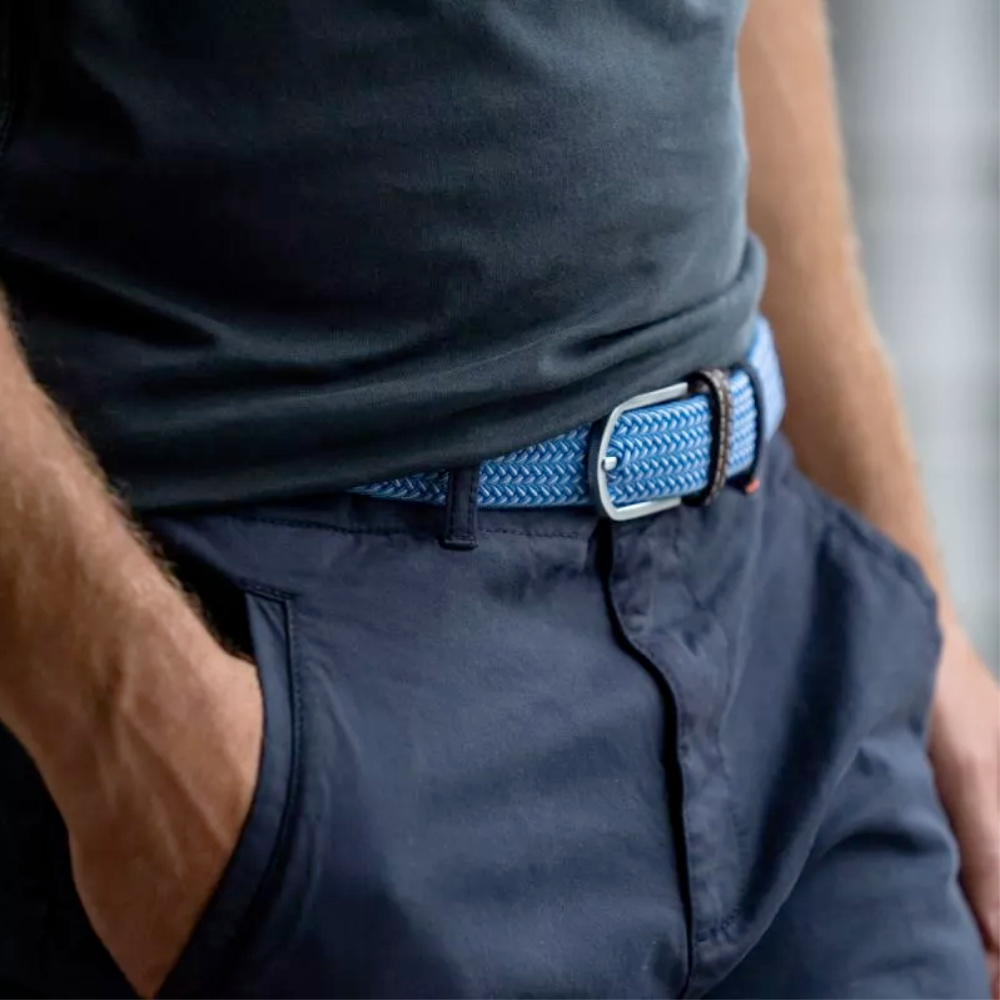 Billybelt - Elastische gevlochten riem - Mykonos - Maat 1