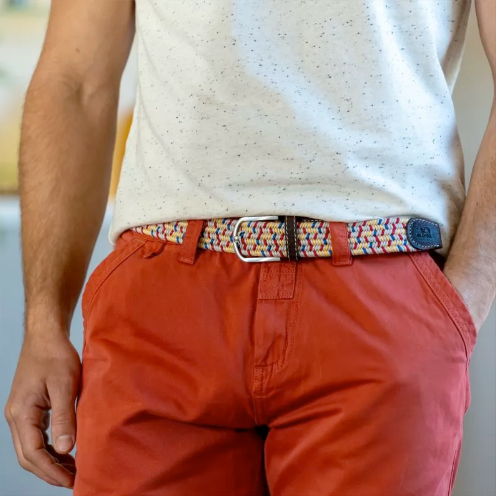 Billybelt - Ceinture coton cirée élastique - Bass - Taille 2