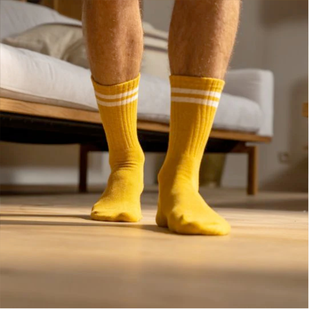 BillyBelt - Chaussettes La Retro - Moutrarde