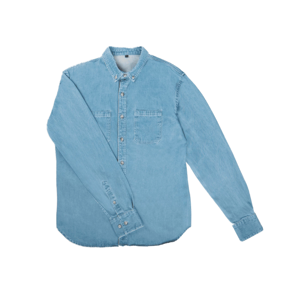 BillyBelt - Chemise en denim délavé - 7,5 oz - Extra Extra Large