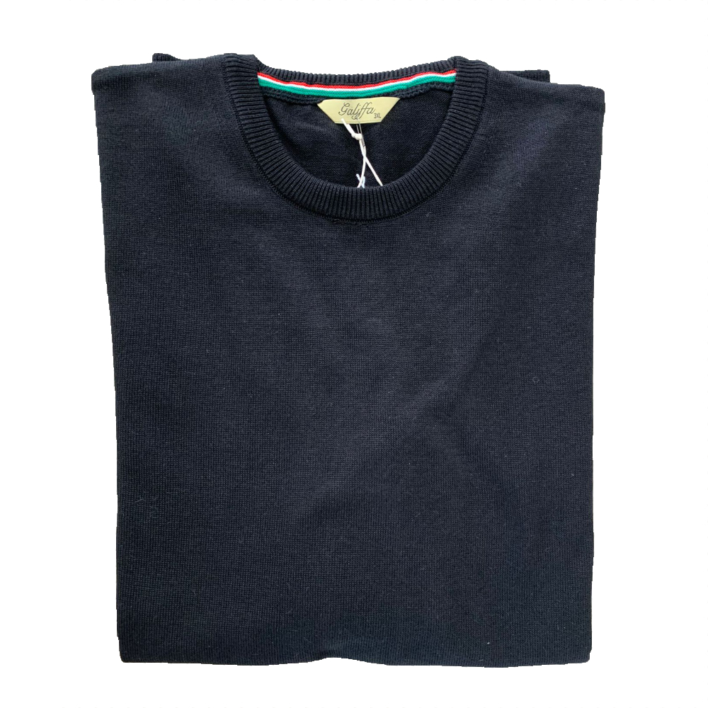 Galiffa - Pull Noir - Col rond - 3XL