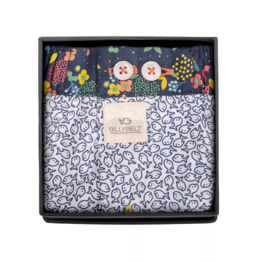 BillyBelt - Caleçon en coton bio - Billy Flores - Taille S