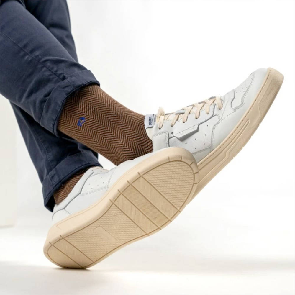 BillyBelt - Striped socks - Noisette