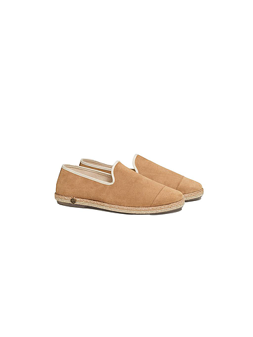 Angarde - Camel leder Espadrille - 46